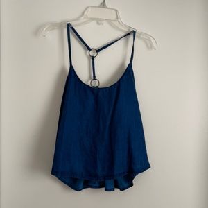 Denim crop top